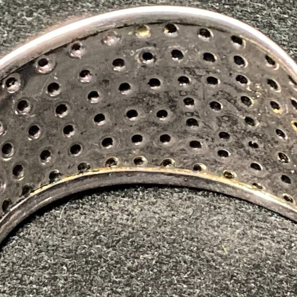 Set of 4 Silver Toned Light Studded Cuff Bracelets - Picture 12 of 14